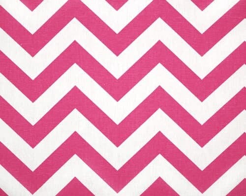 Rockin Cushions Rocking Chair Cushion Hot Pink Zig Zag Rocking Chair Cover, Pink Chevron Adjustable Reversible Rocking Chair Cover